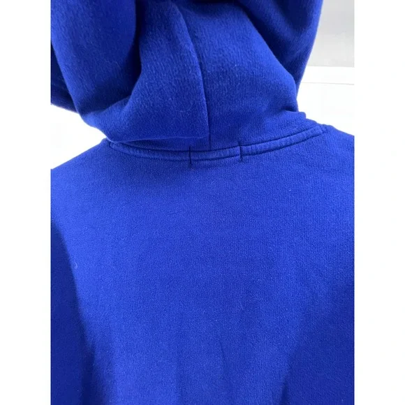 Polo Ralph Lauren Royal Blue Hoodie Sweatshirt with Red Pony Logo Size S - Picture 9 of 11